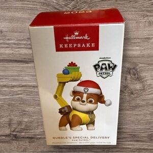 2023 Hallmark Ornament - Rubble's Special Delivery - Paw Patrol